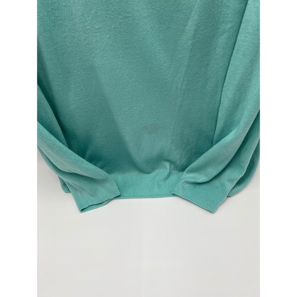 Croft & Barrow Womens 1X Mint Green Cowl Neck Long Sleeve Knit Sweater - Picture 4 of 8